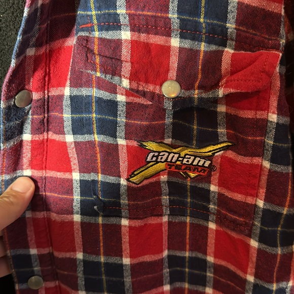 Canam Plaid Shirt Jacket. - Picture 4 of 4